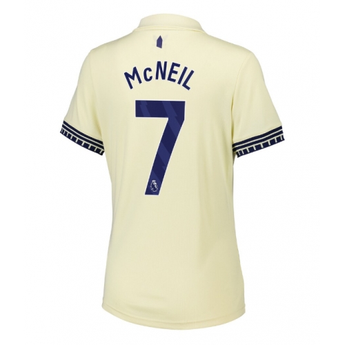 Billige Fotballdrakt Everton Dwight McNeil #7 Replika Bortedrakt Dame 2025-26 Kortermet Billige Fotballdrakt Everton Dwight McNeil #7 Replika Bortedrakt Dame 2025-26 Kortermet